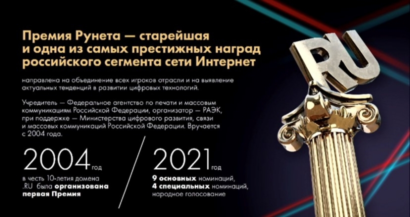 Старт приема заявок на Премию Рунета